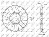 49810 NRF - Koło wentylatora NRF 