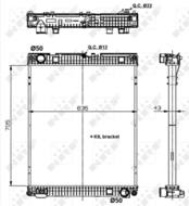 509872 NRF - Chłodnica silnika NRF 