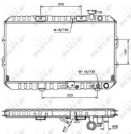 516354 NRF - Chłodnica silnika NRF 