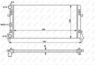 53024A NRF - Chłodnica silnika NRF 