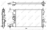 53155 NRF - Chłodnica silnika NRF 