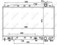 53274 NRF - Chłodnica silnika NRF 