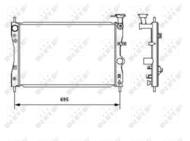 53464 NRF - Chłodnica silnika NRF 