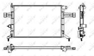 53628 NRF - Chłodnica silnika NRF 