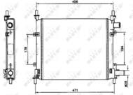 54601 NRF - Chłodnica silnika NRF 