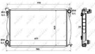 58359 NRF - Chłodnica silnika NRF 
