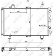 58666 NRF - Chłodnica silnika NRF 