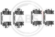 1257Q ABS - Zestaw instalacyjny klocków hamulcowych ABS