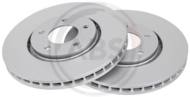 17354 ABS - Tarcza hamulcowa ABS /przód/ CHRYSLER 302x28 VOYAGER III/ JEEP CHEROKEE 01-