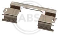 1813Q ABS - Zestaw instalacyjny klocków hamulcowych ABS(odp.PFK650) OPEL ASTRA J 09-