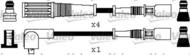 346358 VAL - Przewody zapłonowe VALEO LANCIA