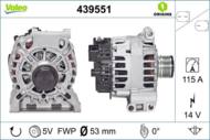 439551 VAL - Alternator VALEO DB