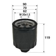 586020 VAL - Filtr oleju VALEO RENAULT CLIO 1.9D 91-98
