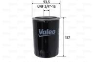 586101 VAL - Filtr oleju VALEO NISSAN