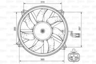 696850 VAL - Wentylator chłodnicy VALEO 