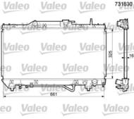 731830 VAL - Chłodnica wody VALEO TOYOTA