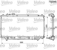 732345 VAL - Chłodnica wody VALEO MAZDA