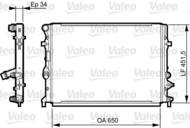 735280 VAL - Chłodnica wody VALEO VAG