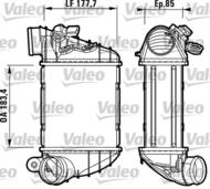 817438 VAL - Chłodnica powietrza (intercooler) VALEO VAG