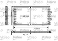 817703 VAL - Skraplacz klimat.VALEO FIAT