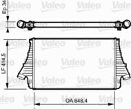 818722 VAL - Chłodnica powietrza (intercooler) VALEO OPEL