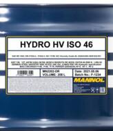 MN2202-DR - Olej HV-46 MANNOL 208l /hydrauliczny/ ISO46 AFNOR48600/DENISON HF-2 VDMA24318