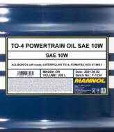 MN2601-DR - MANNOL TO-4 Powertrain Oil SAE 10W 208L /CATEPILLAR/