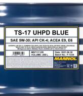 MN7117-DR - Olej 5W30 MANNOL TS-17 BLUE UHPD 208L API CK-4/ACEA E6, E9/MB Approval 228.51/VOLVO VDS 4.5/CUMMI