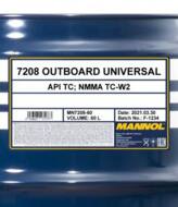 MN7208-60 - Olej 2T OUTBOARD MARINE UNIVERSAL 60l API TC NMMA TC-W2 /oraz dla pojazdów wodnych/