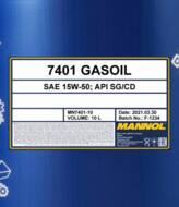 MN7401-10 - Olej 15W50 MANNOL GASOIL 10l SG/CD