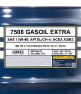 MN7508-60 - Olej 10W40 MANNOL GASOIL EXTRA 60l SL/CF A3/B3 MB229.01 505.00