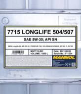 MN7715-IBC - Olej 5W30 MANNOL OEM VAG/BMW 1000L API SN/CF ACEA C3/VAG 507.00 /BMW LL-04