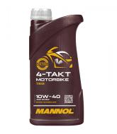 MN7812-1 - Olej 10W40 MANNOL 4T MOTORBIKE 1l API SL JASO MA/MA2 /baza estry/ 4-TAKT 7812