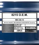 MN8215-DR - Olej ATF MANNOL Special Fluid 236.15 208L MB 236.15/MB 001989780310/0019897803/MB 722.9/NAG2FE+