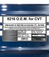 MN8216-60 - Olej ATF MANNOL CVT 60L VW-Norm TL 52 180 (G 052 180)/MB 236.20/FORD CVT WSS-M2C928