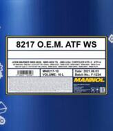 MN8217-10 - Olej ATF MANNOL WS AUTOMATIC SPECIAL 10L /synt/ TOYOTA T-III/T-IV/ WS Lifetime VAG/BMW 4-5Gears