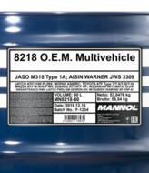MN8218-60 - Olej ATF MANNOL MULTIVEHICLE /synt/ 60L JAPAN ATF DEXRON III H/JAPAN/CHRYSLER ATF +3/+4
