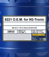 MN8221-20 - Olej ATF MANNOL Special Fluid 236.17 20L MB 236.17/MB 236.16/Specially designed for 9G-Tronic NAG3/S