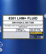 MN8301-10 - Olej LHM+ FLUID MANNOL 10l PSA B712710 /ISO7308 DIN51524.2