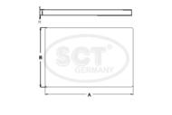 SA1156 SCT - Filtr kabinowy SCT /kpl/ BMW