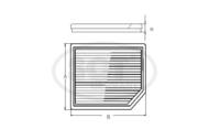 SA1166 SCT - Filtr kabinowy SCT /patrz SAB166/ VAG