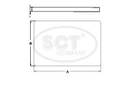 SA1305 SCT - Filtr kabinowy SCT SUBARU