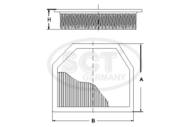 SB2286 SCT - Filtr powietrza SCT 