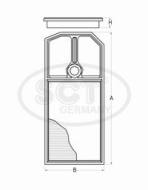 SB2382 SCT - Filtr powietrza SCT FIAT