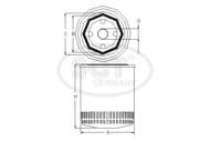 SM143 SCT - Filtr oleju SCT J.Deere,Lexus,Toy