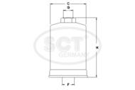ST320 SCT - Filtr paliwa SCT A.R,Ferr,Fiat,Jag,Saa