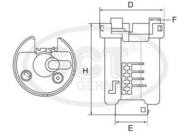 ST6507 SCT - Filtr paliwa SCT PSA BERLINGO HDI 08-