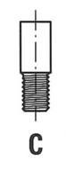 R3434/BMCR FRE - Zawór wydechowy FRECCIA 33x10x131