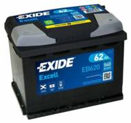 EB620 EXI - Akumulator 62AH/540A EXCELL P+ EXIDE 