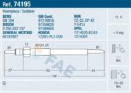 74195 FAE - Świeca żarowa FAE GM 1.7DTI 16V